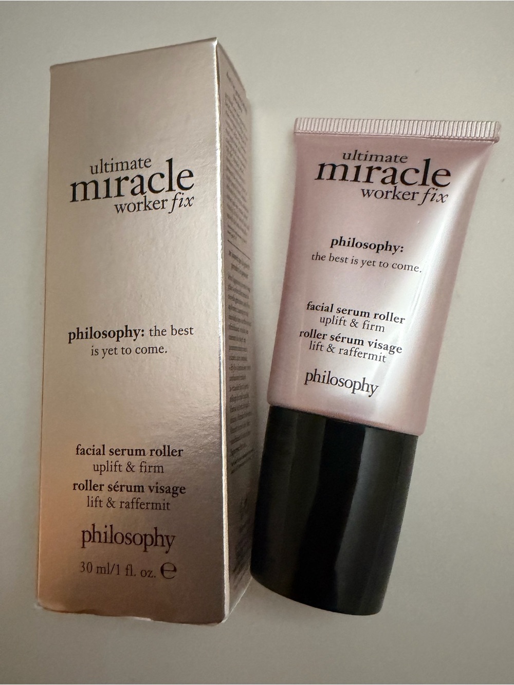 Philosophy Ultimate Miracle Worker Fix Facial Serum Roller 1oz New